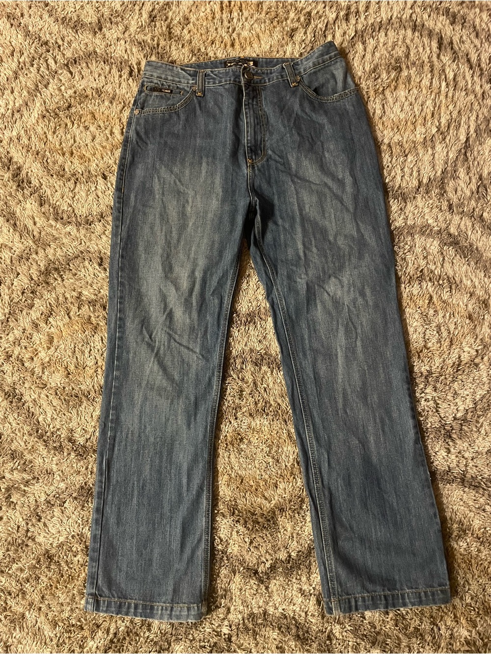 Source Unknown Men's Bootcut Jeans in Faded Blue